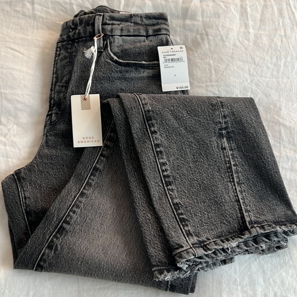 NWT Good American Good Curve Straight Jeans - Picture 5 of 8